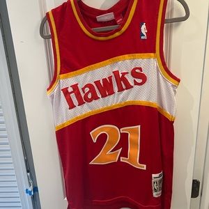 Dominique Wilkins Atlanta Hawks throwback jersey